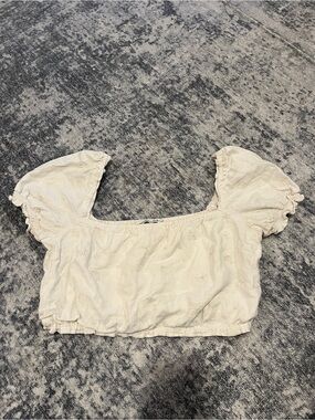 Cropped Abercrombie $ Fitch Milk Maid Top